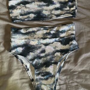 Iheartrave Shimmering Two-Piece rave fit